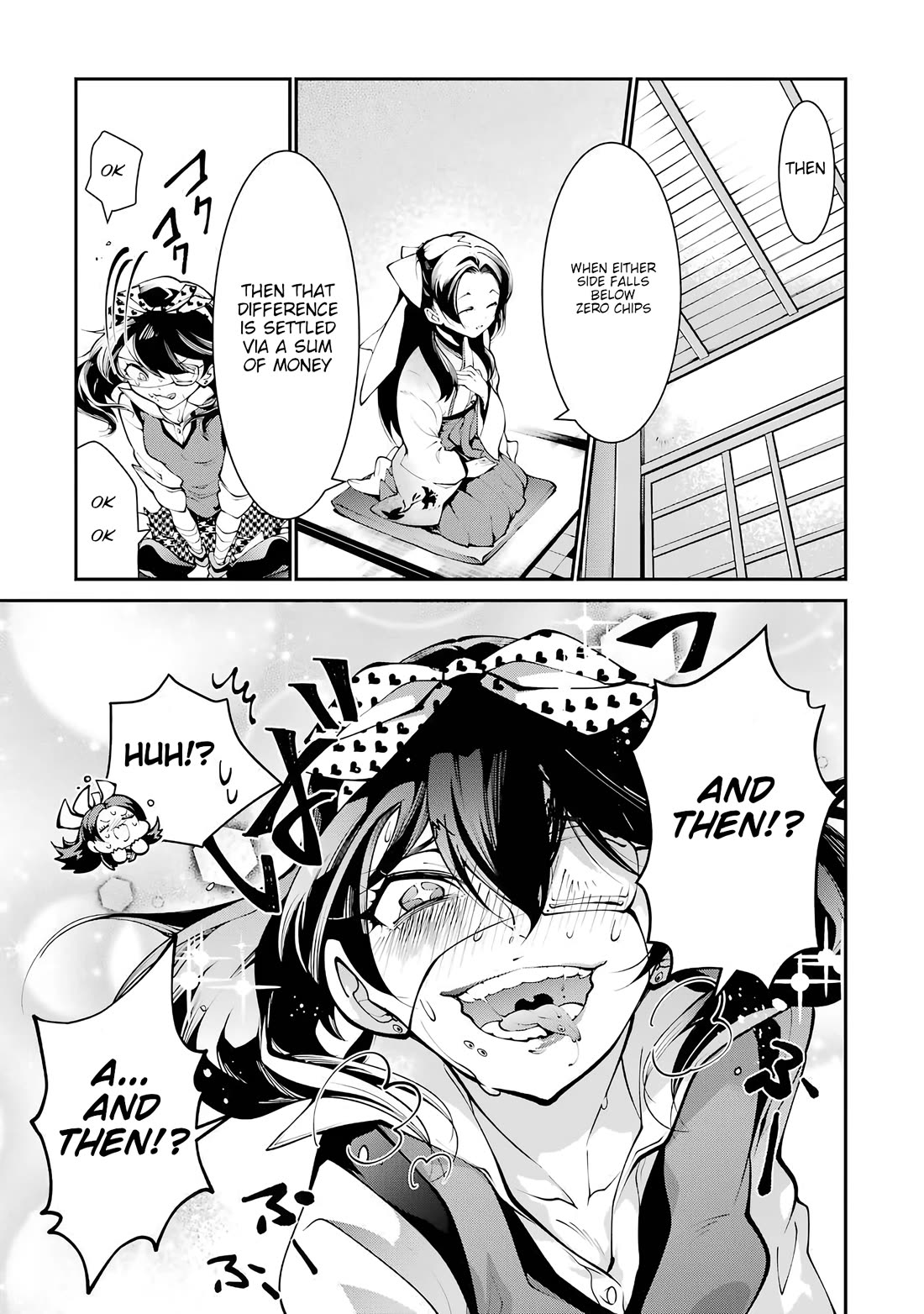 Kakegurui - Yorozu: Official Comic Anthology Chapter 15 page 5 - Chapter 15: The Girl Who Really Wants to Stab