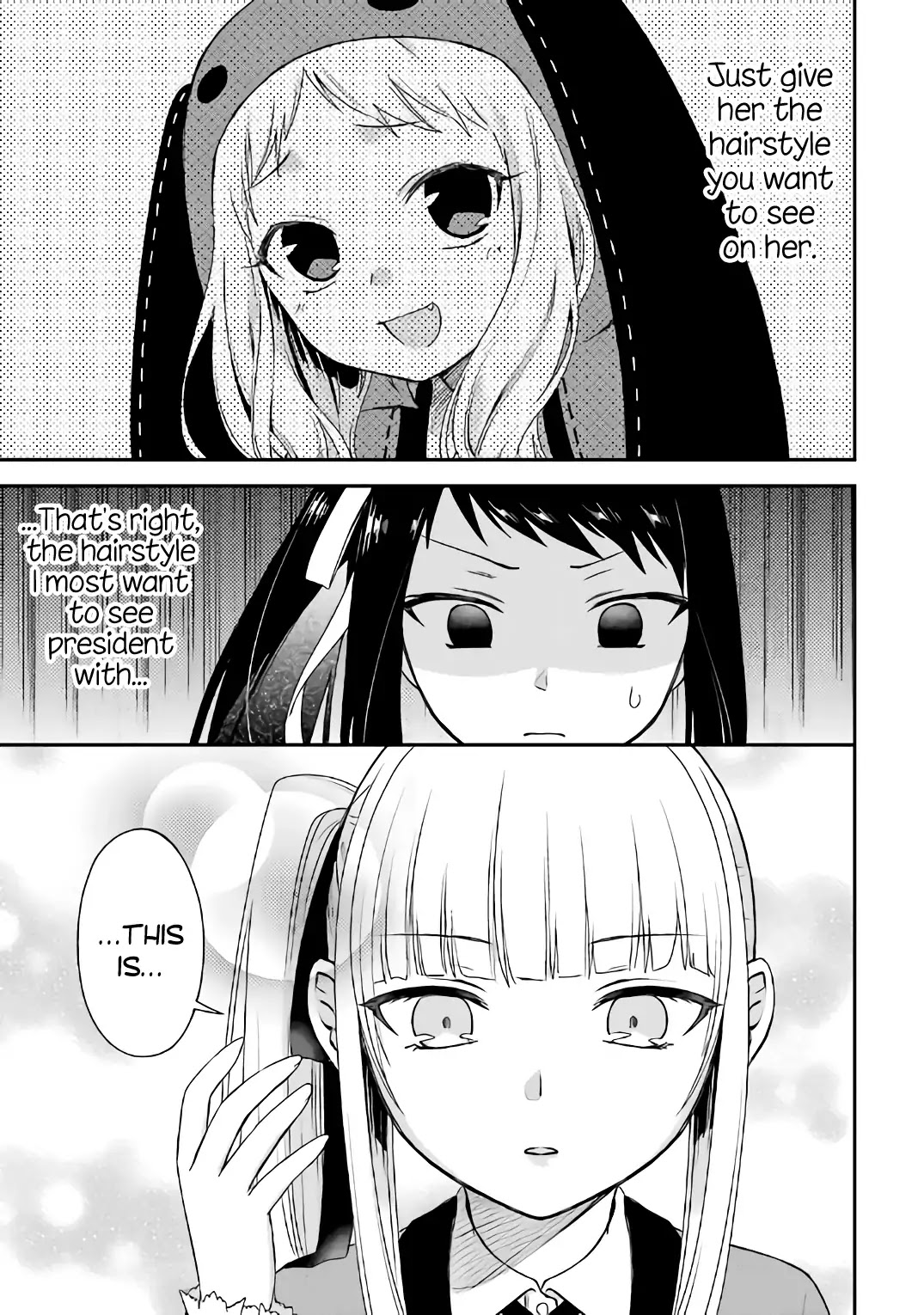 Kakegurui - Yorozu: Official Comic Anthology Chapter 16 page 9 - Chapter 16: Kirari and Sayaka's Heart Thumping Hair Catalog (Asuka Takana)