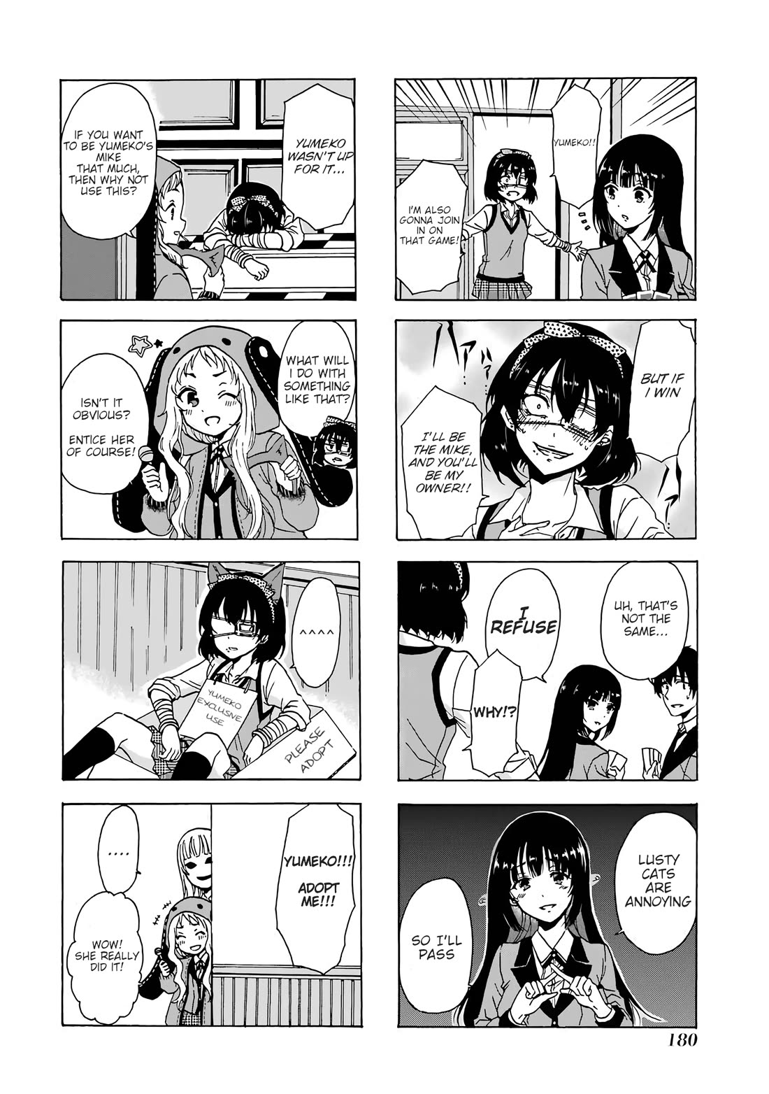 Kakegurui - Yorozu: Official Comic Anthology Chapter 18 page 4 - Chapter 18: Perfect Day to be a Pet [END]