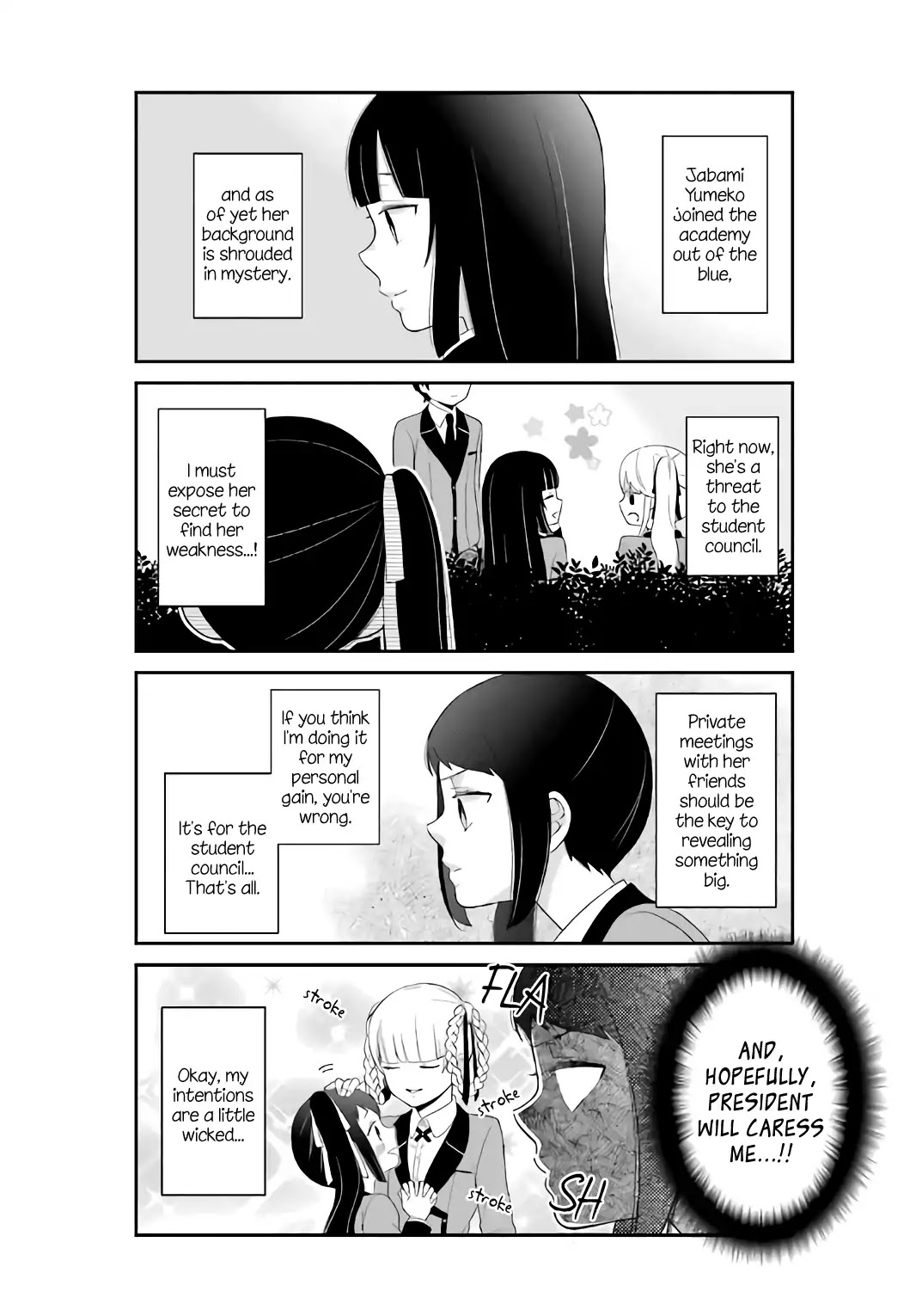 Kakegurui - Yorozu: Official Comic Anthology Chapter 3 page 2 - Chapter 3: Sayaka Wants To Uncover A Secret (Mosuko)
