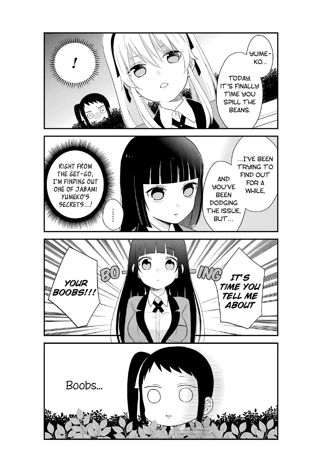 Kakegurui - Yorozu: Official Comic Anthology Chapter 3 page 3 - Chapter 3: Sayaka Wants To Uncover A Secret (Mosuko)
