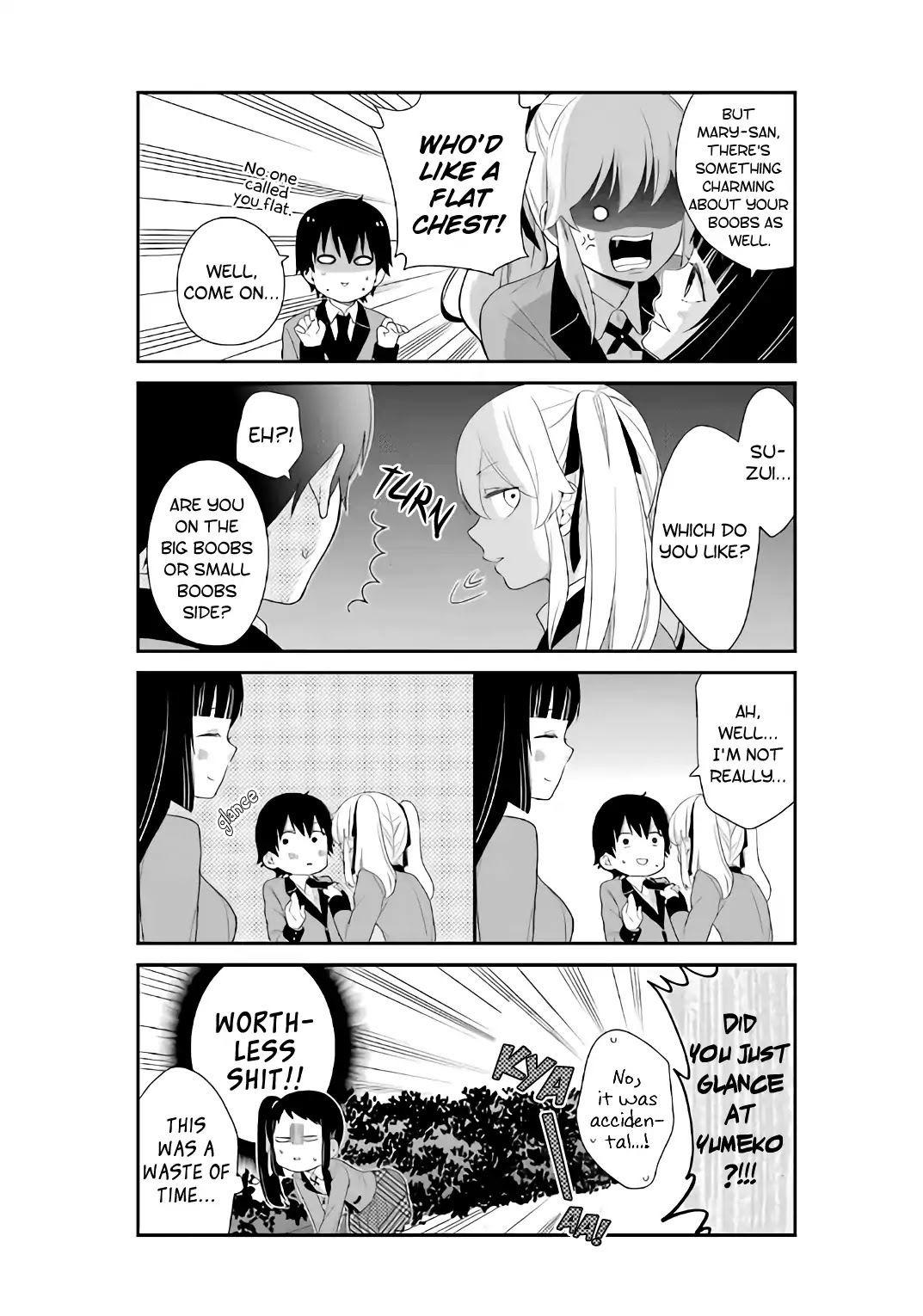 Kakegurui - Yorozu: Official Comic Anthology Chapter 3 page 6 - Chapter 3: Sayaka Wants To Uncover A Secret (Mosuko)