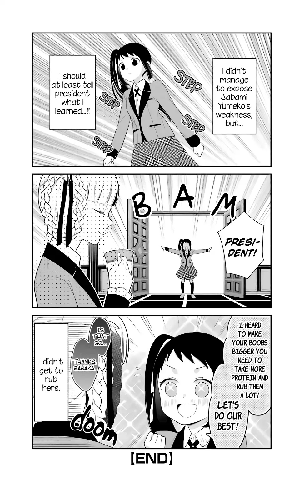 Kakegurui - Yorozu: Official Comic Anthology Chapter 3 page 8 - Chapter 3: Sayaka Wants To Uncover A Secret (Mosuko)