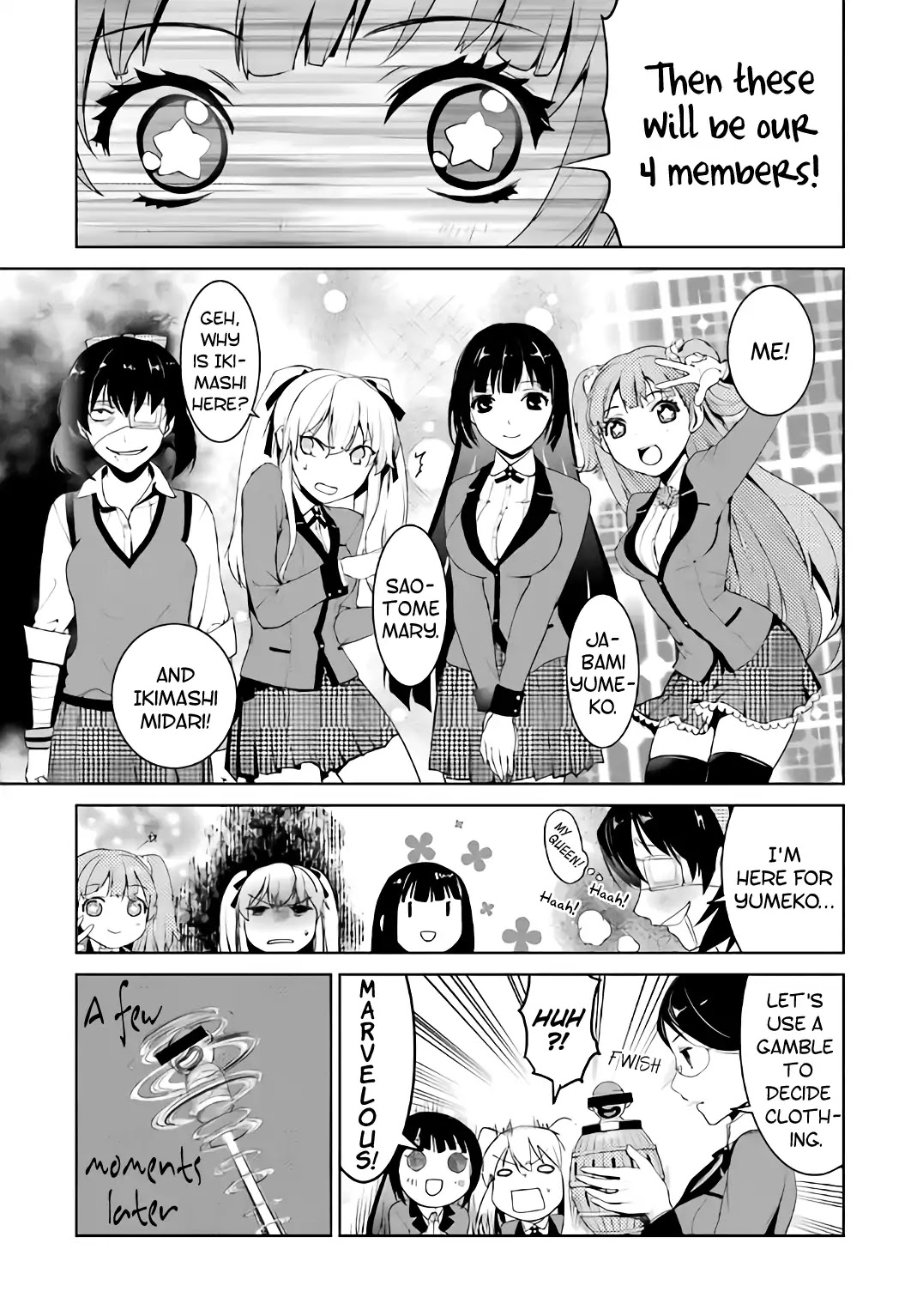 Kakegurui - Yorozu: Official Comic Anthology Chapter 4 page 3 - Chapter 4: The Girls from an Idol Group