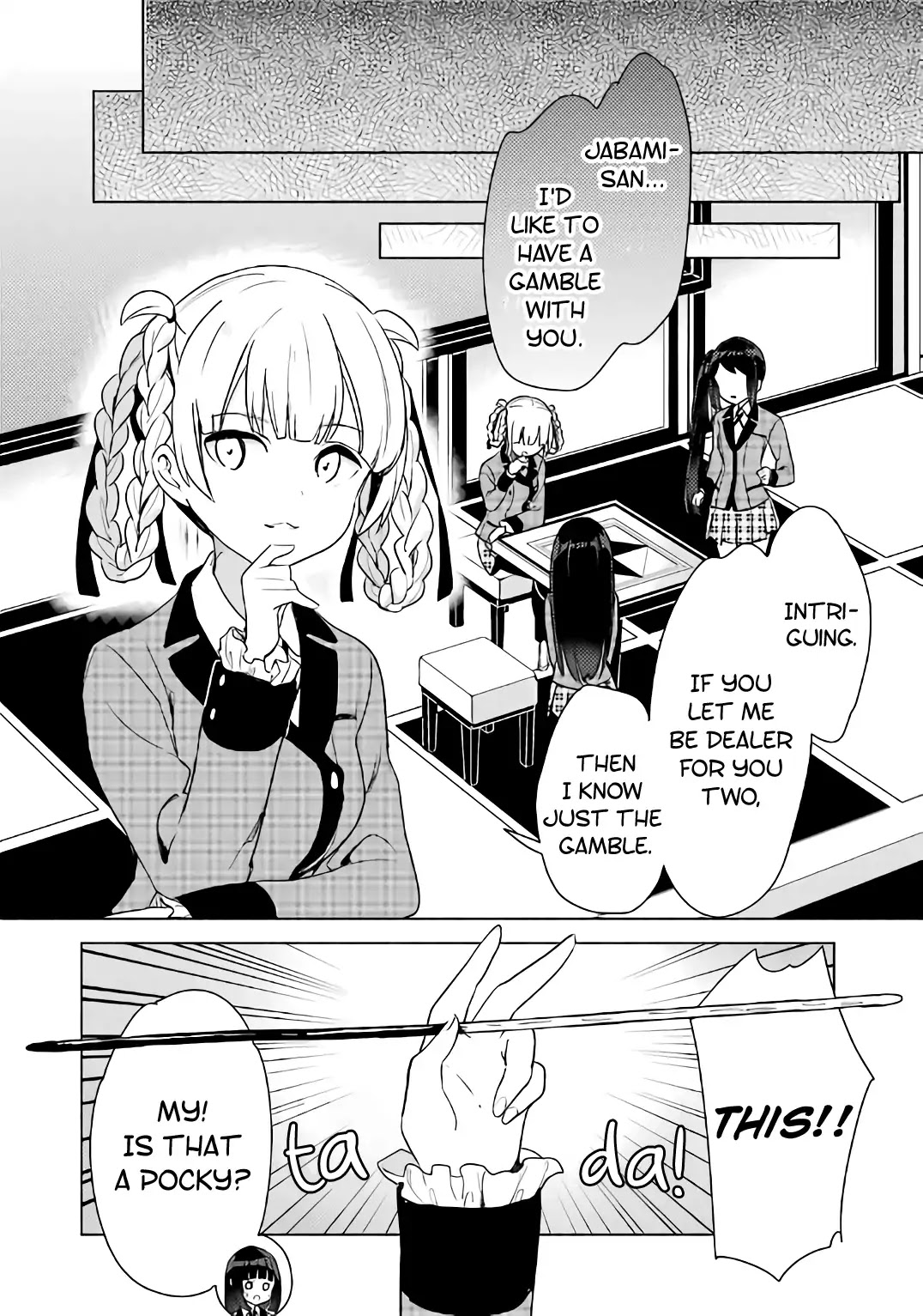 Kakegurui - Yorozu: Official Comic Anthology Chapter 9 page 2 - Chapter 9: Sayaka and Yumeko's Love Gamble (Tachi)