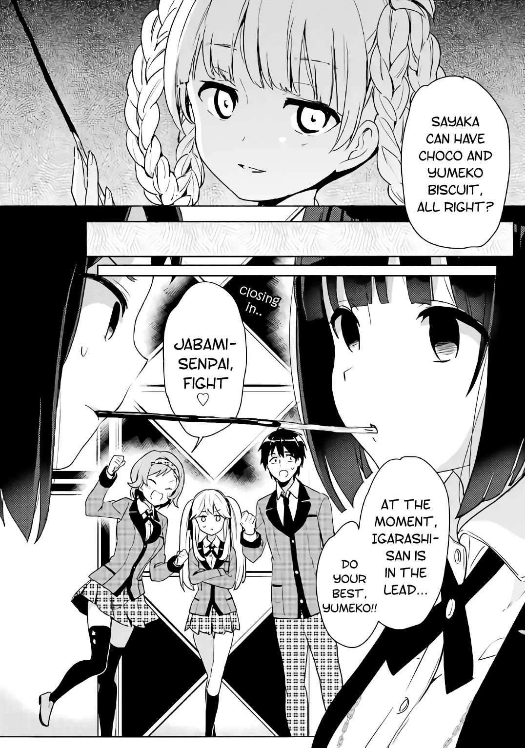 Kakegurui - Yorozu: Official Comic Anthology Chapter 9 page 4 - Chapter 9: Sayaka and Yumeko's Love Gamble (Tachi)