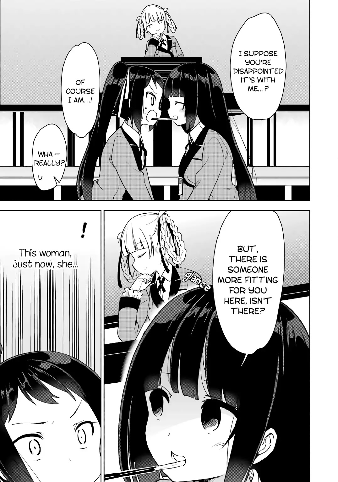 Kakegurui - Yorozu: Official Comic Anthology Chapter 9 page 7 - Chapter 9: Sayaka and Yumeko's Love Gamble (Tachi)
