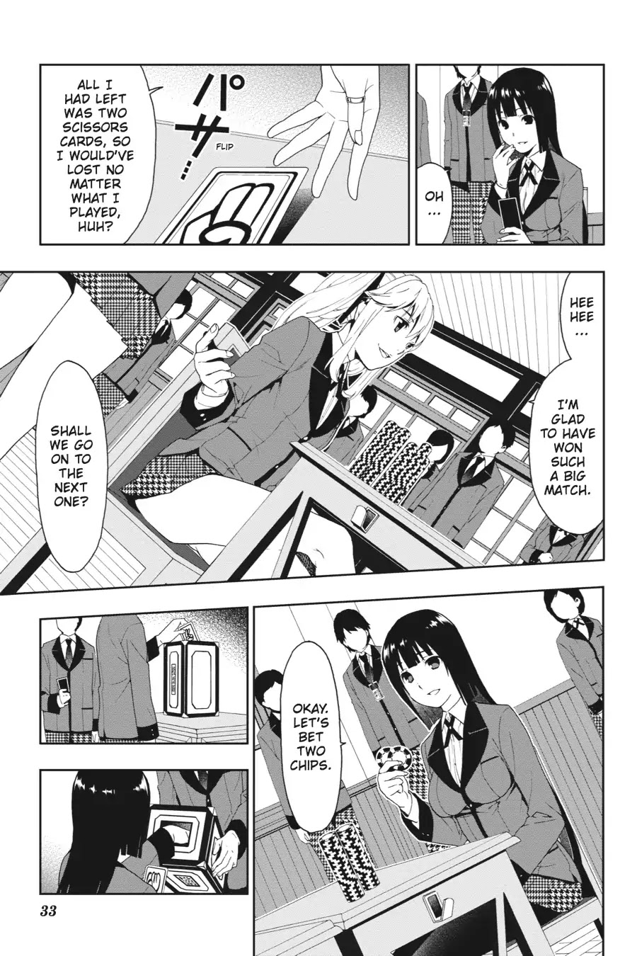 Kakegurui Chapter 1 page 33 - Chapter 1: Jyabami Yumeko
