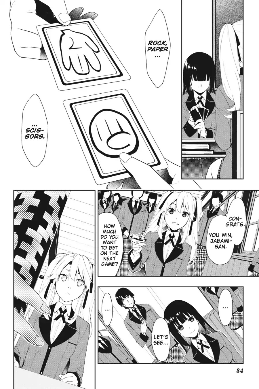 Kakegurui Chapter 1 page 34 - Chapter 1: Jyabami Yumeko