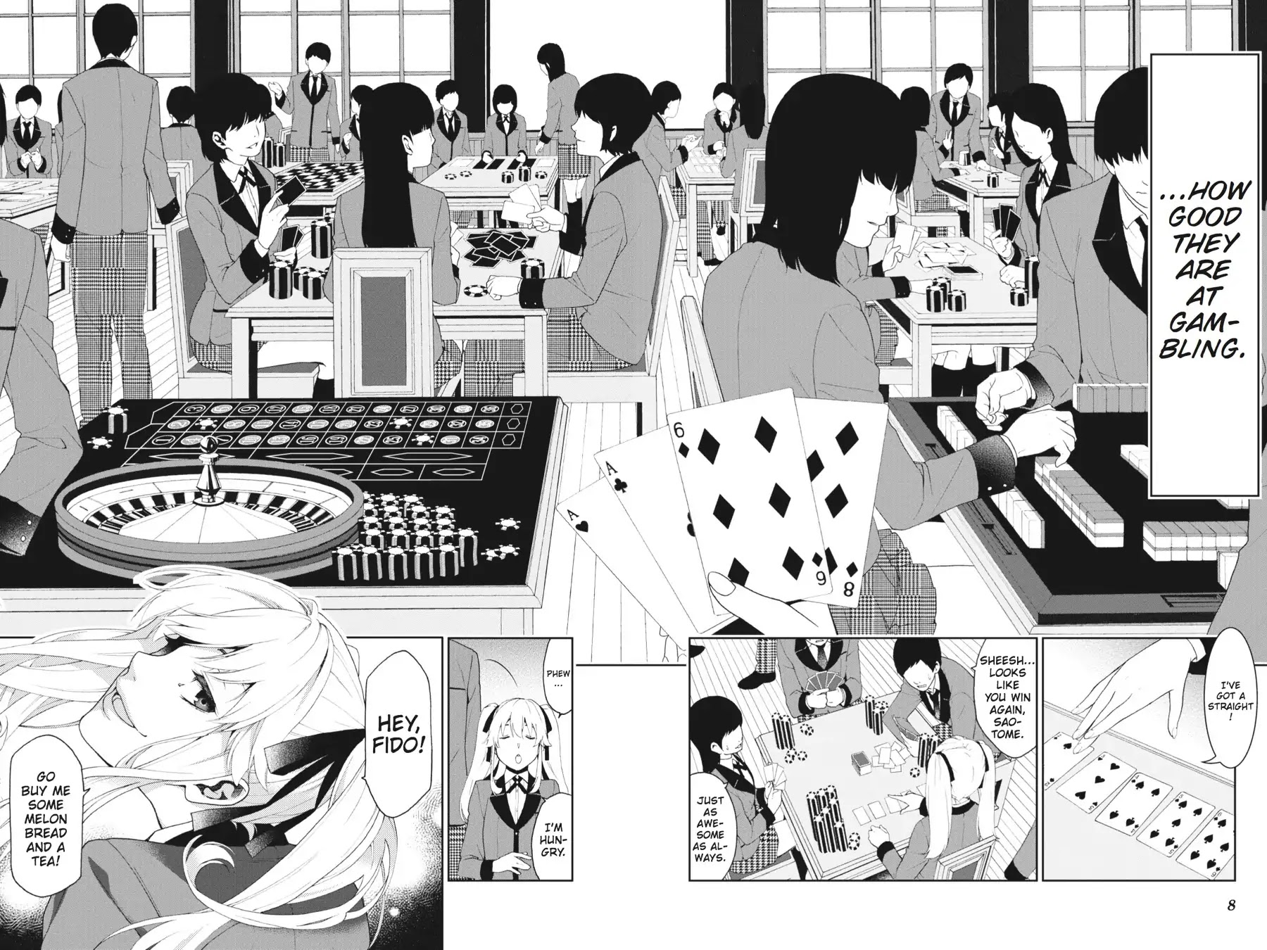 Kakegurui Chapter 1 page 9 - Chapter 1: Jyabami Yumeko