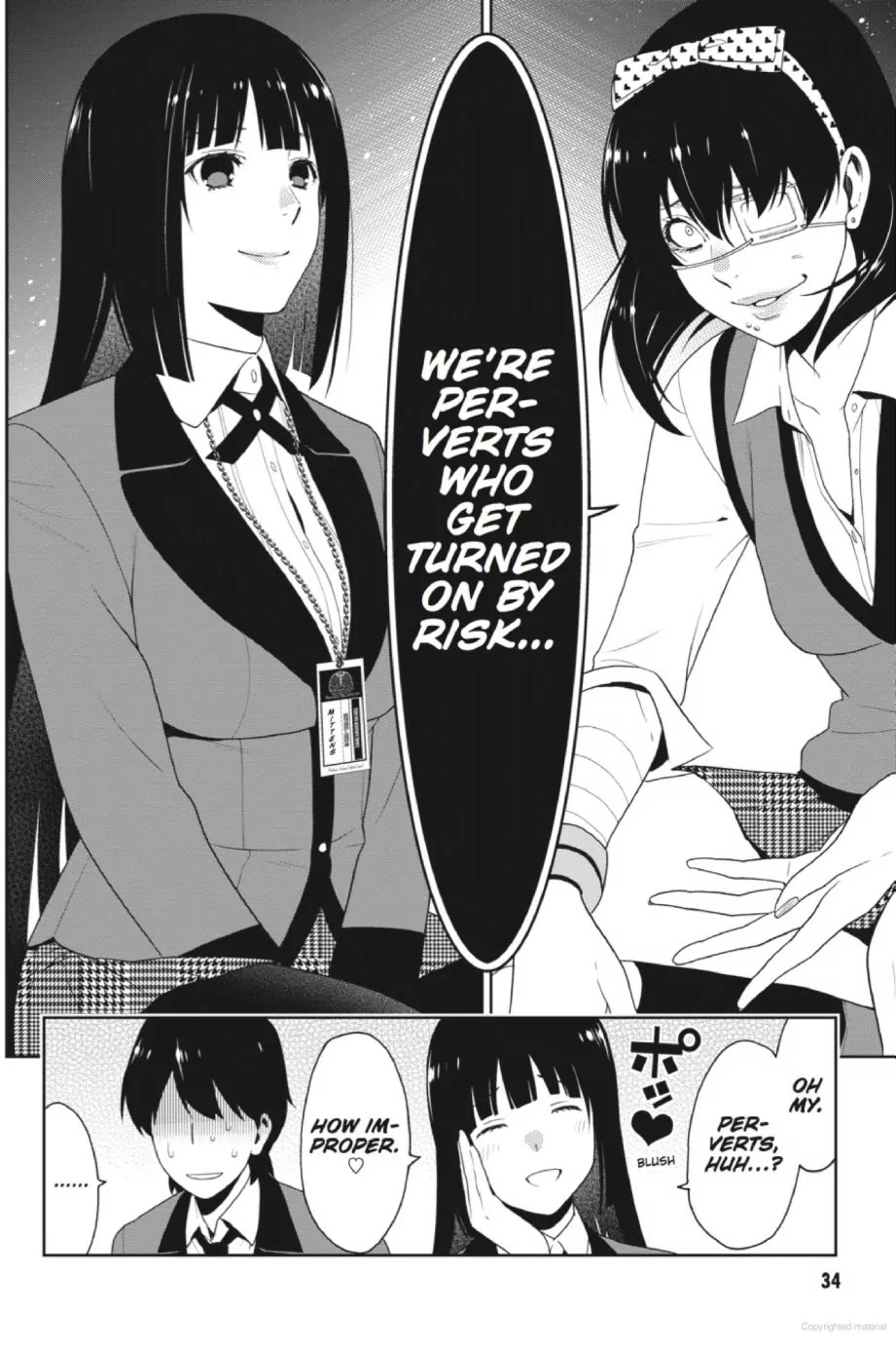 Kakegurui Chapter 10 page 36 - Chapter 10: Inviting Girl