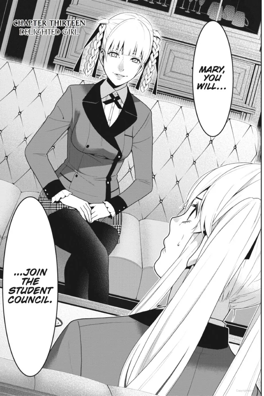 Kakegurui Chapter 13 page 1 - Chapter 13: Delighted Girl