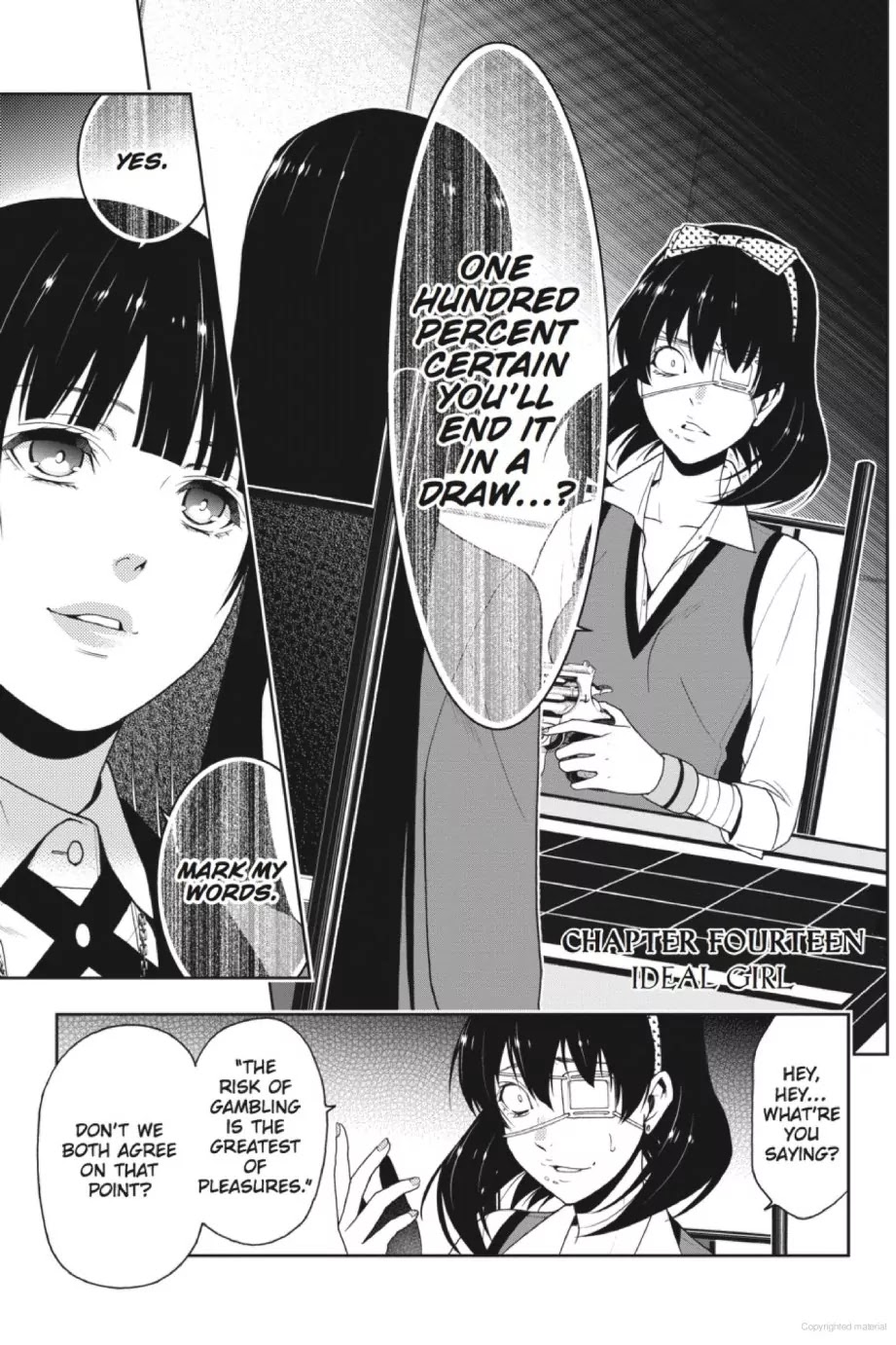 Kakegurui Chapter 14 page 1 - Chapter 14: Ideal Girl