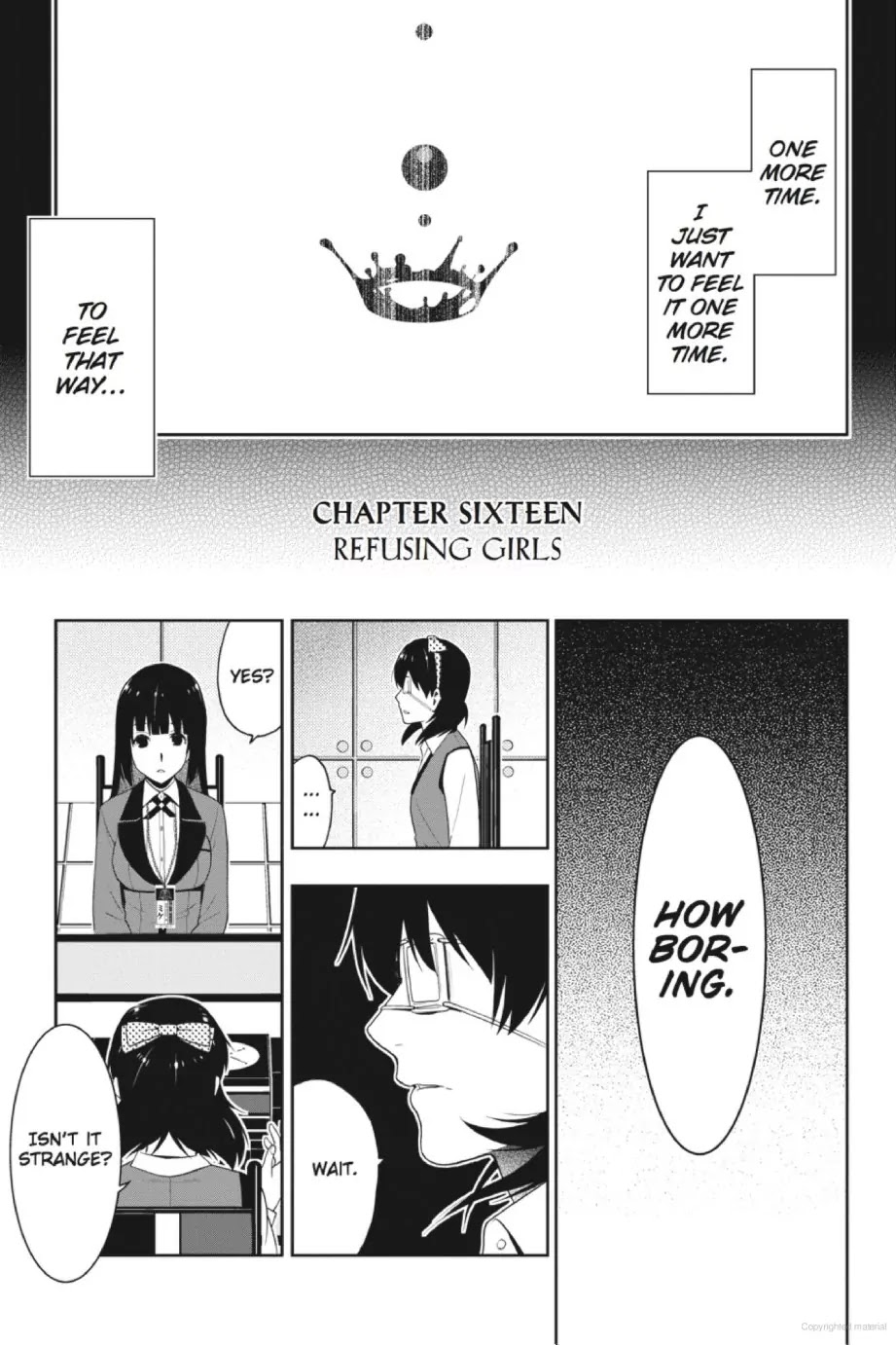 Kakegurui Chapter 16 page 3 - Chapter 16: Refusing Girls