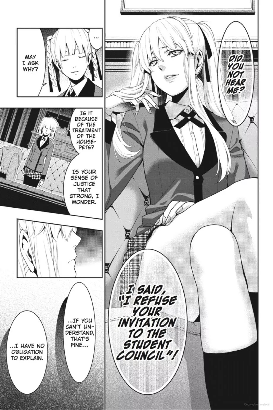 Kakegurui Chapter 16 page 43 - Chapter 16: Refusing Girls