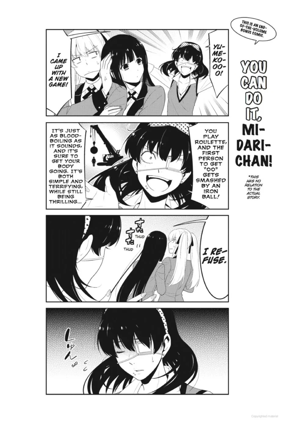 Kakegurui Chapter 16 page 54 - Chapter 16: Refusing Girls