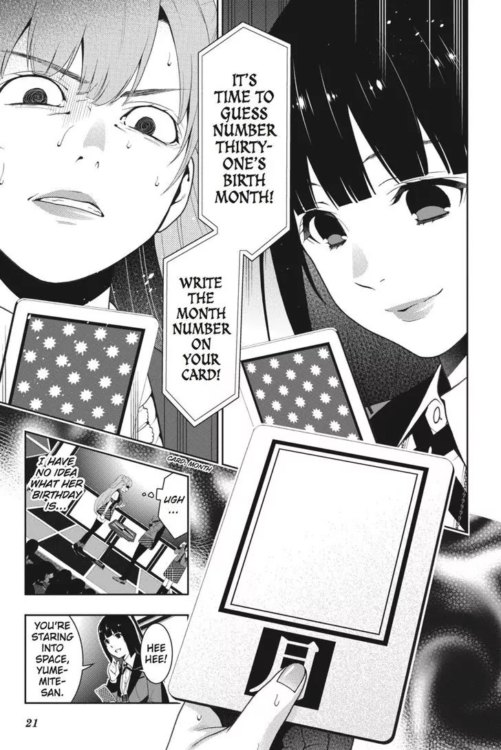 Kakegurui Chapter 21 page 22 - Chapter 21: Dream Singing Girl