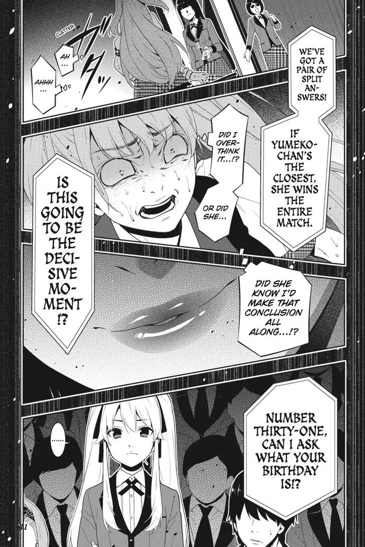 Kakegurui Chapter 21 page 32 - Chapter 21: Dream Singing Girl