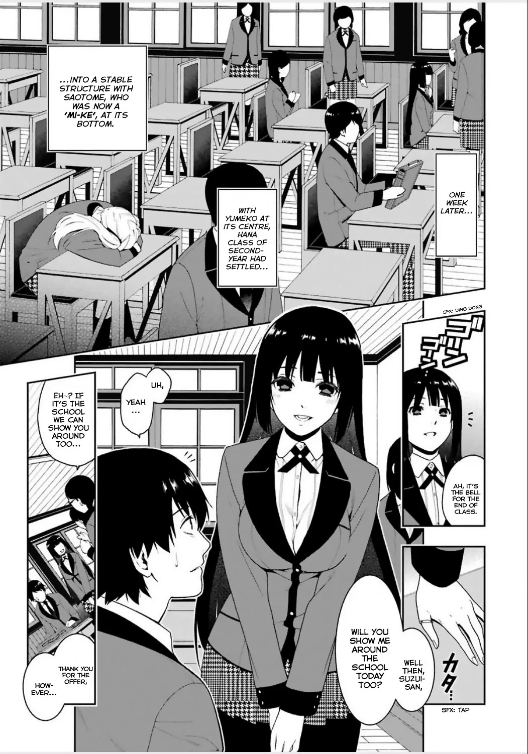 Kakegurui Chapter 3 page 4 - Chapter 3: The slit-eyed woman