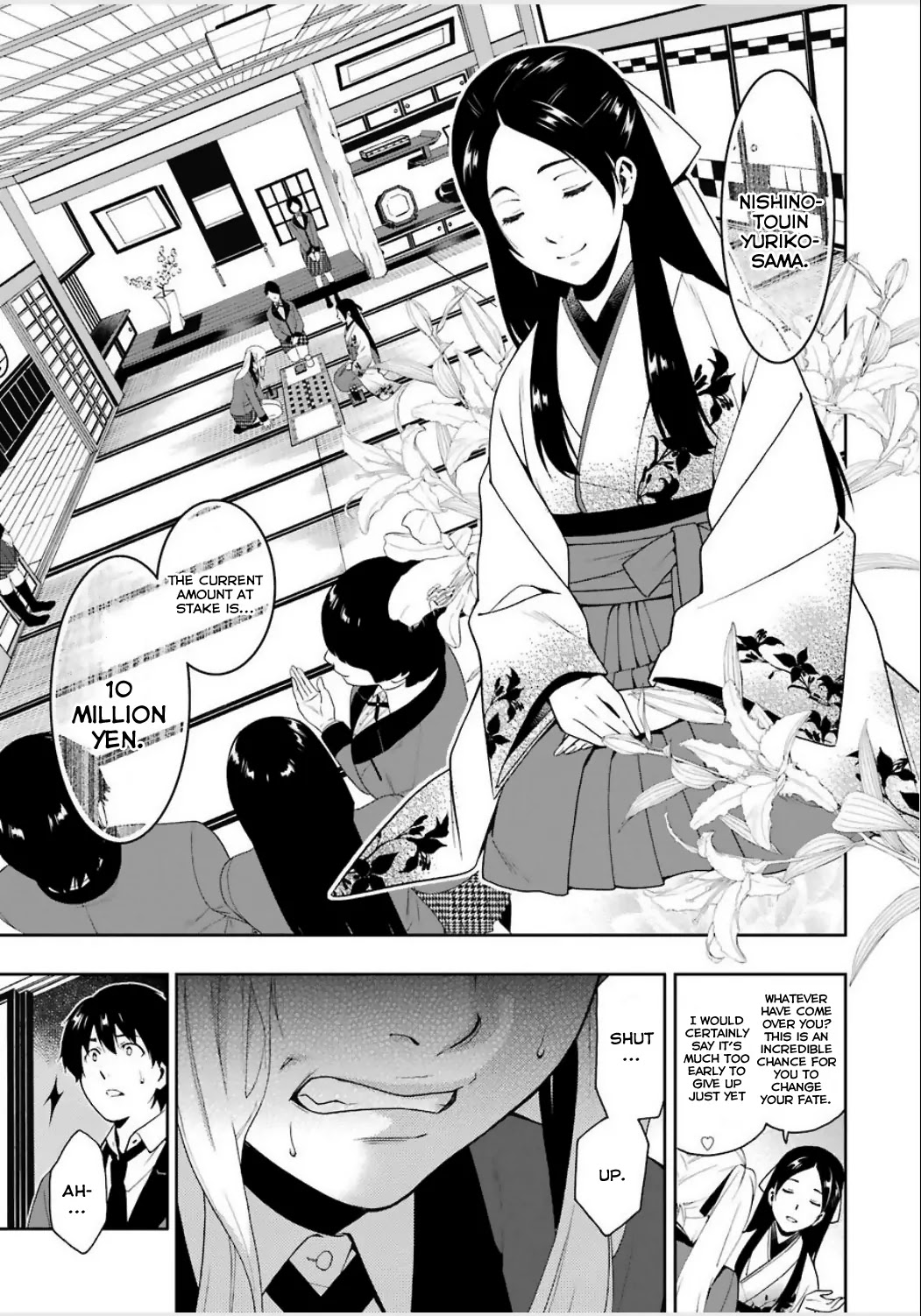 Kakegurui Chapter 3 page 8 - Chapter 3: The slit-eyed woman