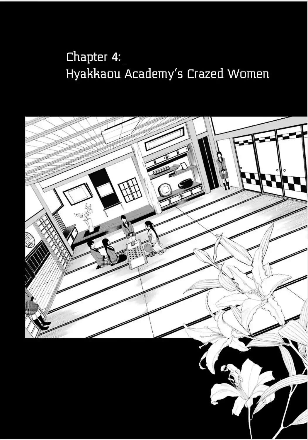 Kakegurui Chapter 4 page 2 - Chapter 4: Hyakkaou Academy's Crazed Women