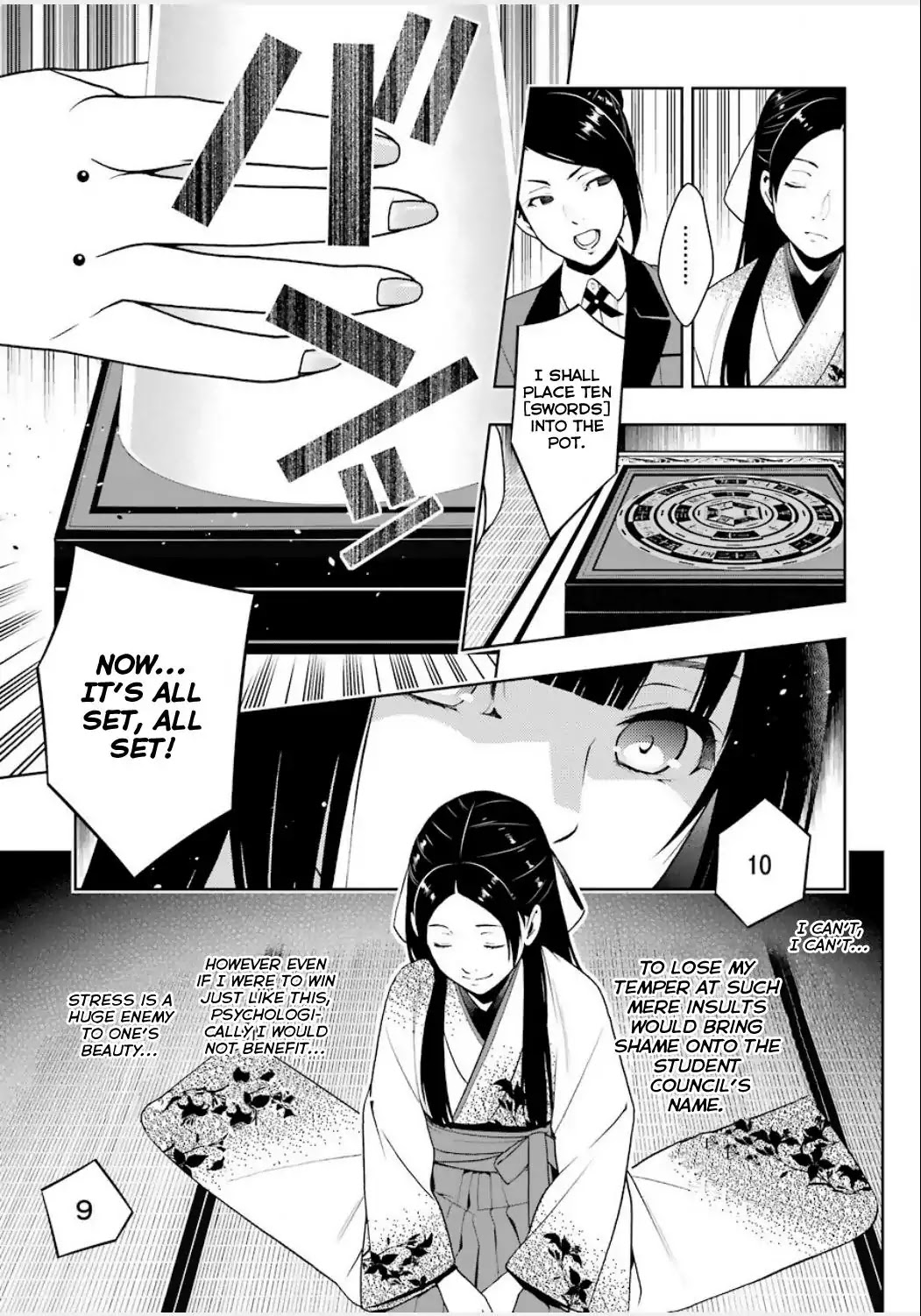 Kakegurui Chapter 4 page 9 - Chapter 4: Hyakkaou Academy's Crazed Women