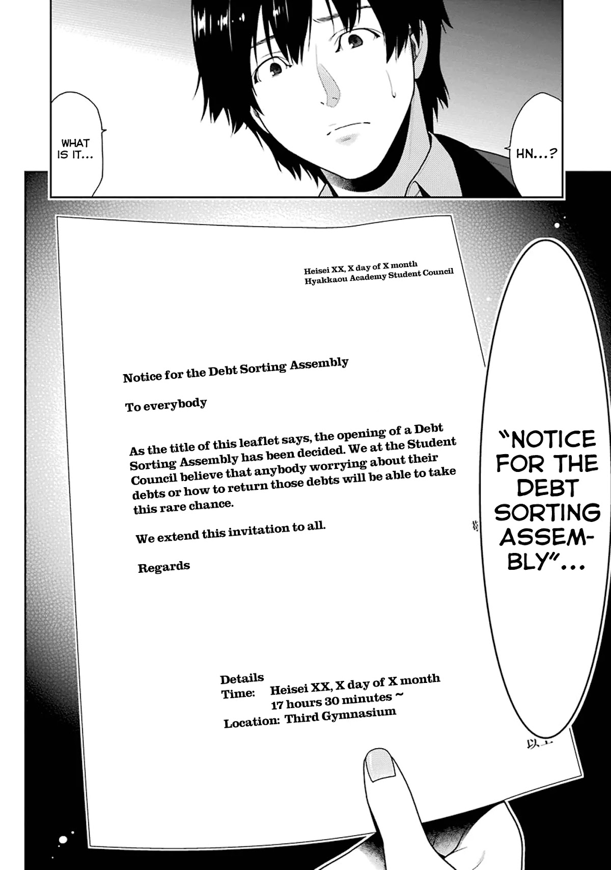 Kakegurui Chapter 5 page 48 - Chapter 5: The girl who became a Pet