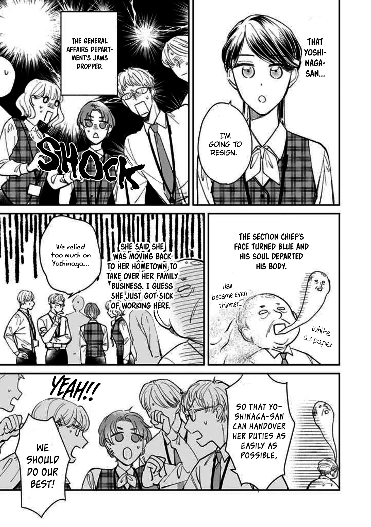 Kakekara Hajimaru Sayonara no Koi Chapter 10.5 page 3 - Chapter 10.5: Yoshinaga-san of General Affairs