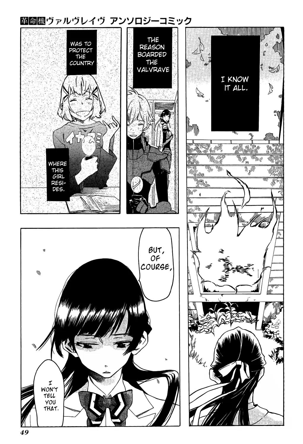 Kakumeiki Valvrave Anthology Comic Chapter 4 page 7 - Chapter 4: Ashes to Ashes