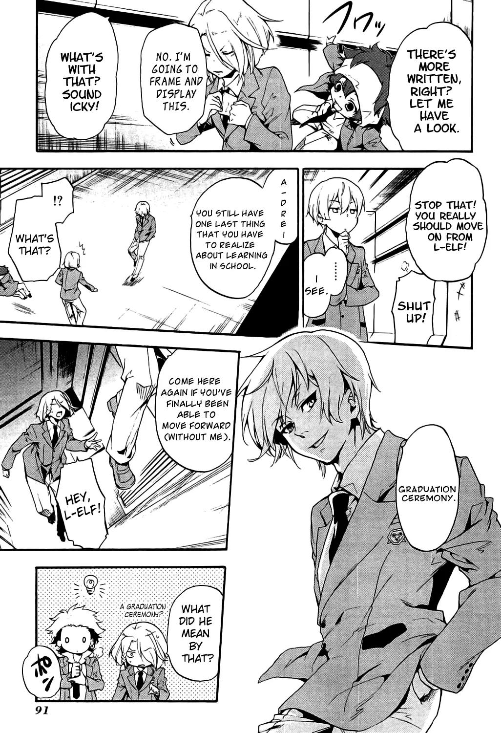 Kakumeiki Valvrave Anthology Comic Chapter 8 page 11 - Chapter 8: A-drei's Trial Enrollment