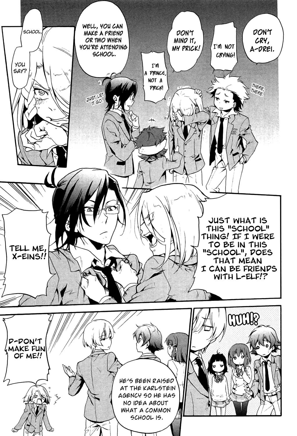 Kakumeiki Valvrave Anthology Comic Chapter 8 page 3 - Chapter 8: A-drei's Trial Enrollment