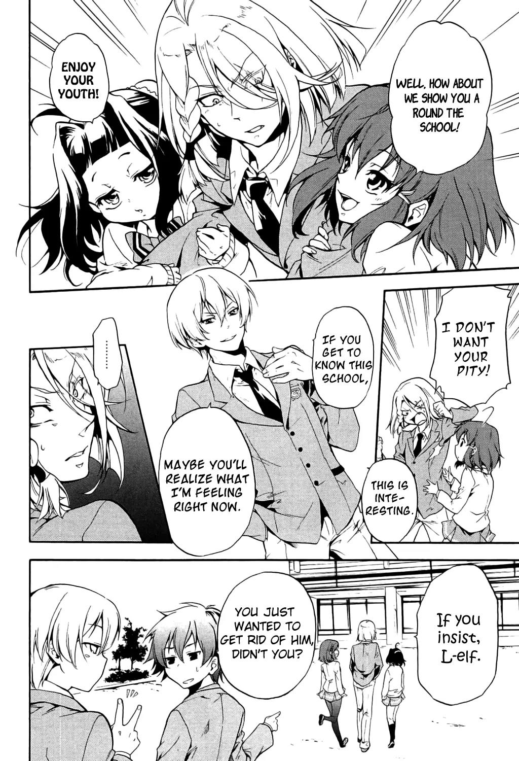 Kakumeiki Valvrave Anthology Comic Chapter 8 page 4 - Chapter 8: A-drei's Trial Enrollment