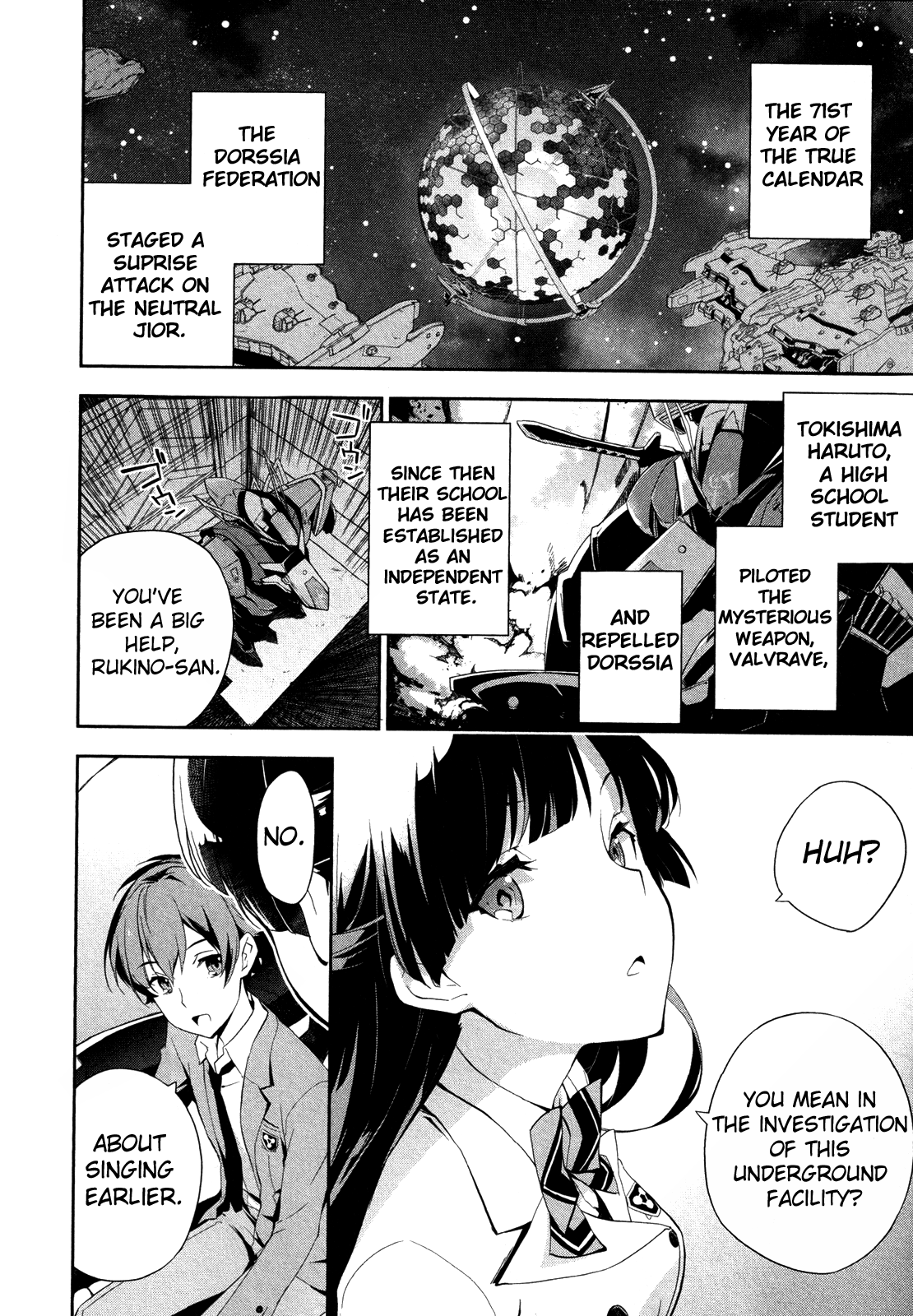 Kakumeiki Valvrave - Ryuusei no Valkyrie Chapter 1.2 page 6 - Chapter 1 v2