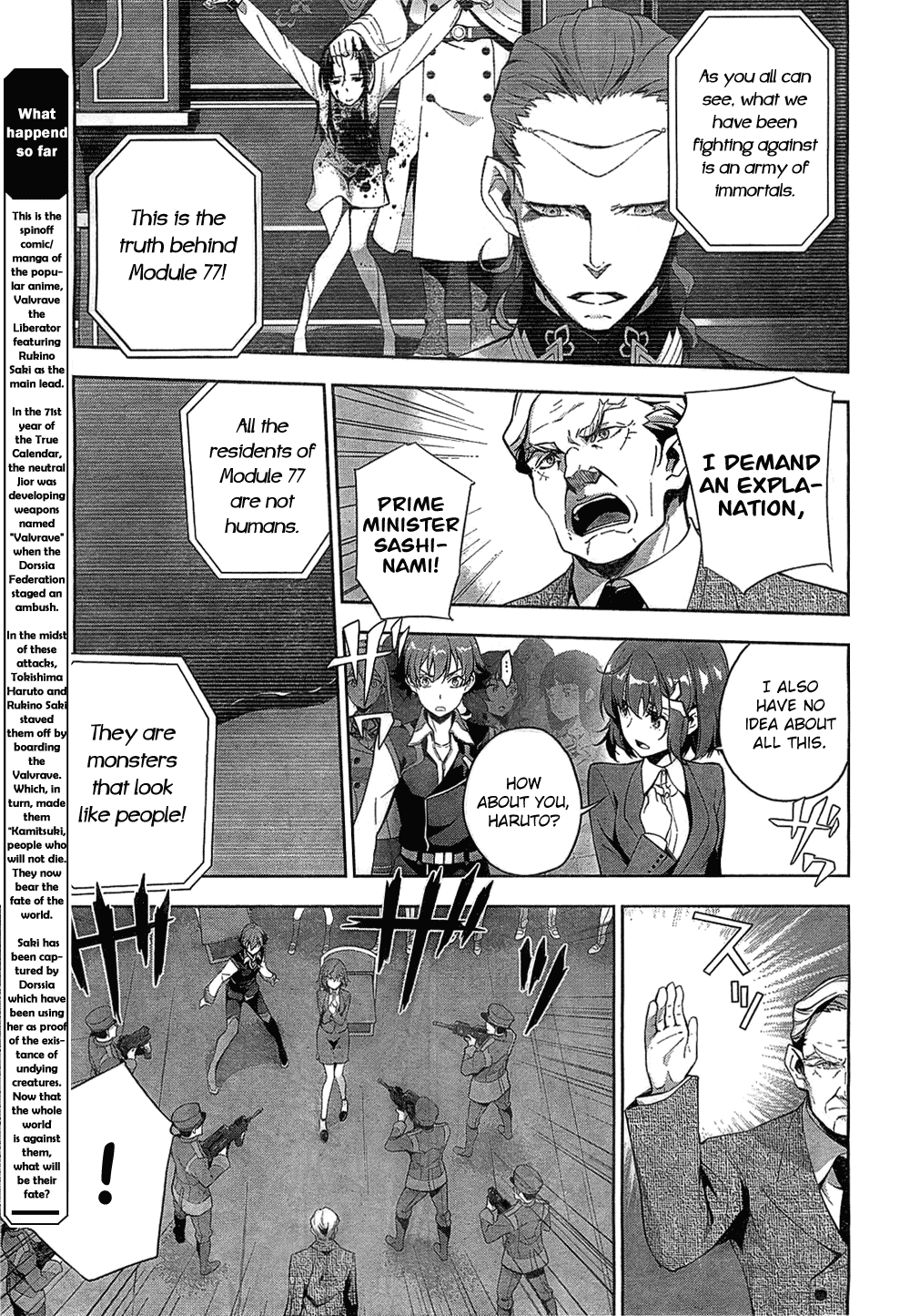 Kakumeiki Valvrave - Ryuusei no Valkyrie Chapter 8.2 page 1 - Chapter 8 v2