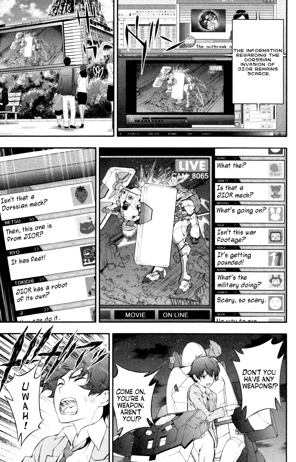 Kakumeiki Valvrave Chapter 1.2 page 36 - Chapter 1 v2 : That Fateful Encounter