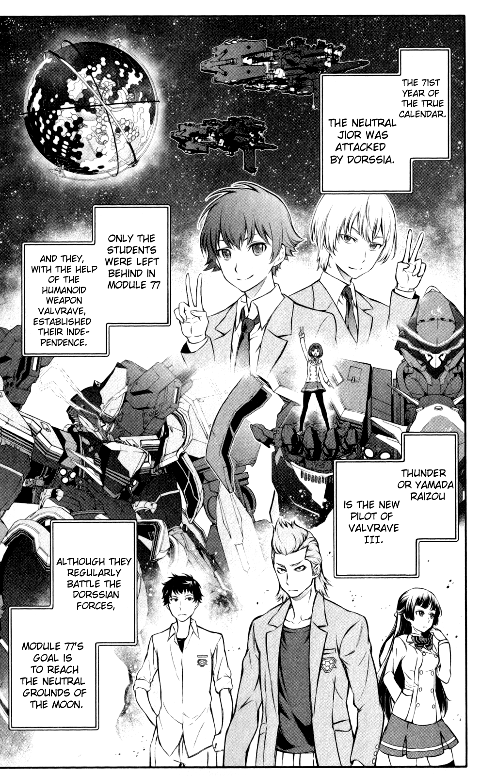 Kakumeiki Valvrave Chapter 2.2 page 5 - Chapter 2 v2 : The Chronicles of the Great Thunder