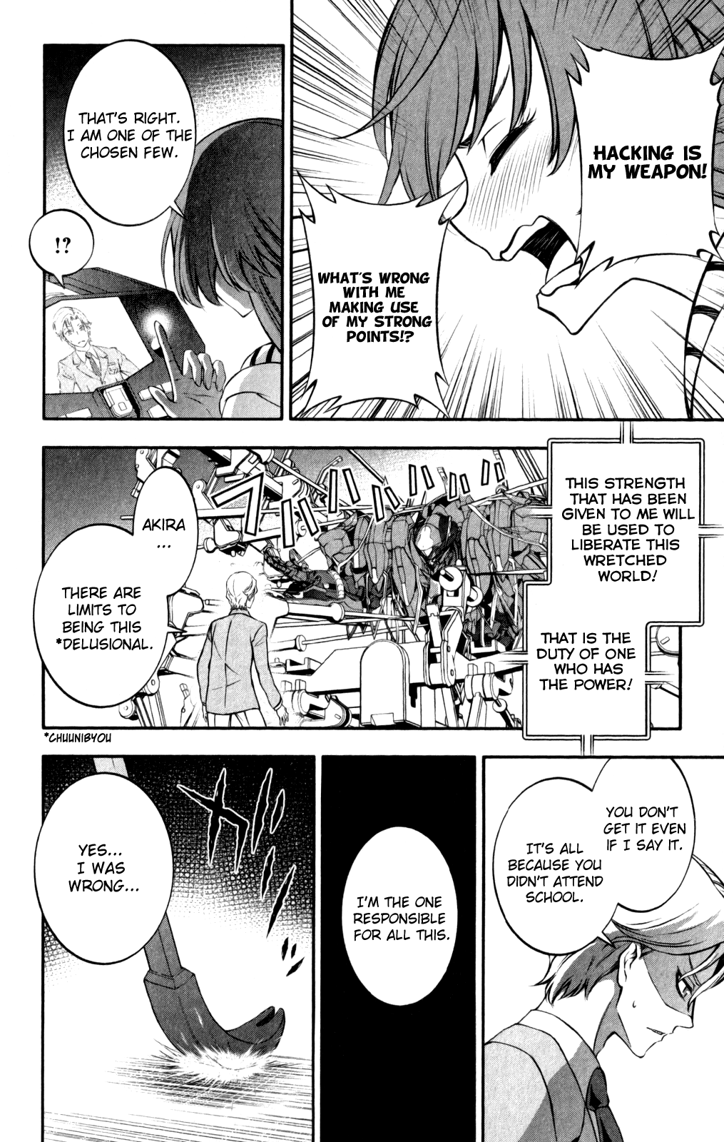 Kakumeiki Valvrave Chapter 3.2 page 21 - Chapter 3 v2 : The Girld who was Called the "Little Witch"