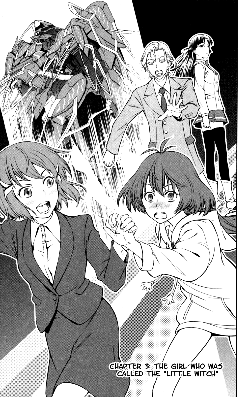 Kakumeiki Valvrave Chapter 3.2 page 4 - Chapter 3 v2 : The Girld who was Called the "Little Witch"