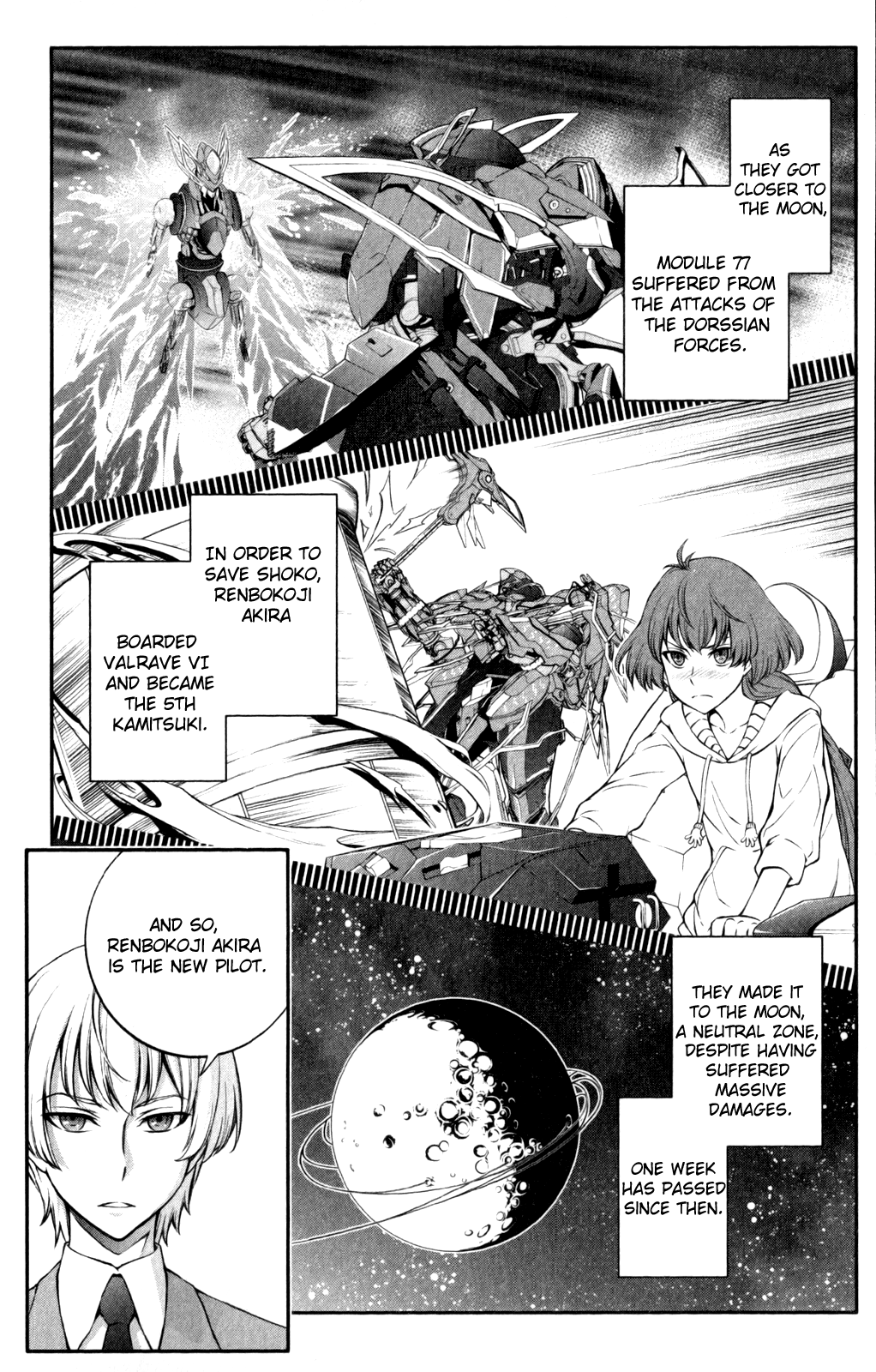 Kakumeiki Valvrave Chapter 3.2 page 5 - Chapter 3 v2 : The Girld who was Called the "Little Witch"