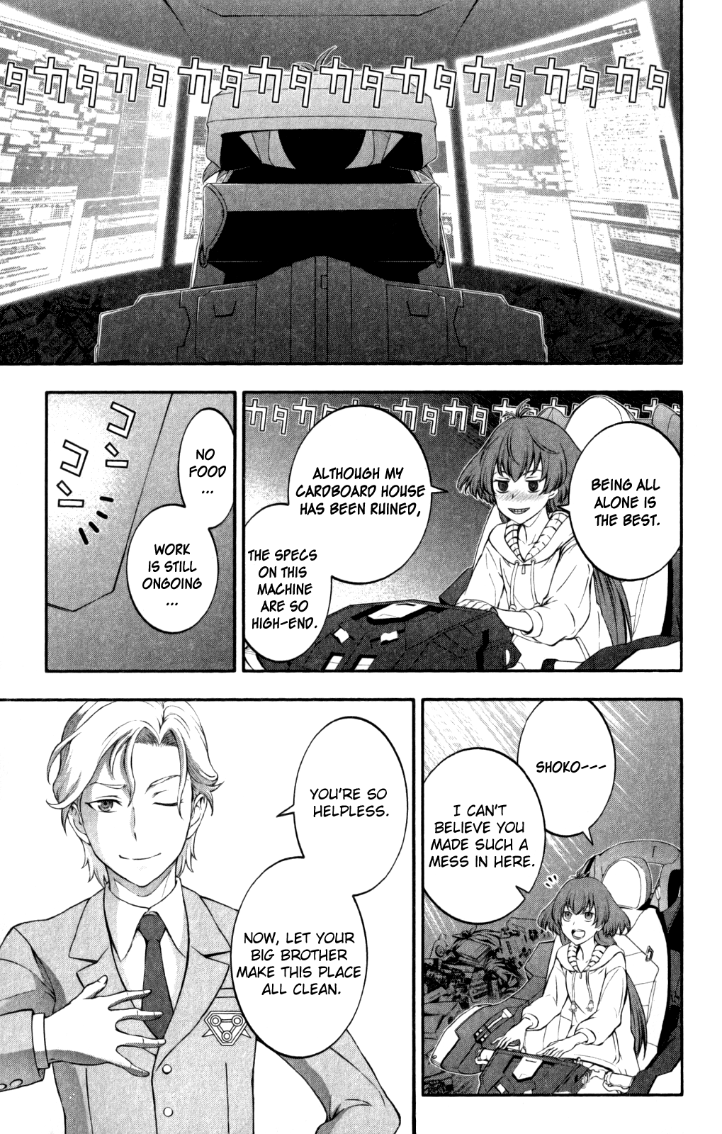 Kakumeiki Valvrave Chapter 3.2 page 8 - Chapter 3 v2 : The Girld who was Called the "Little Witch"