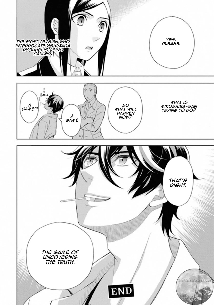 Kakuritsu Sousakan Mikoshiba Gakuto Chapter 8 page 33 - Chapter 8: The closed room method 2