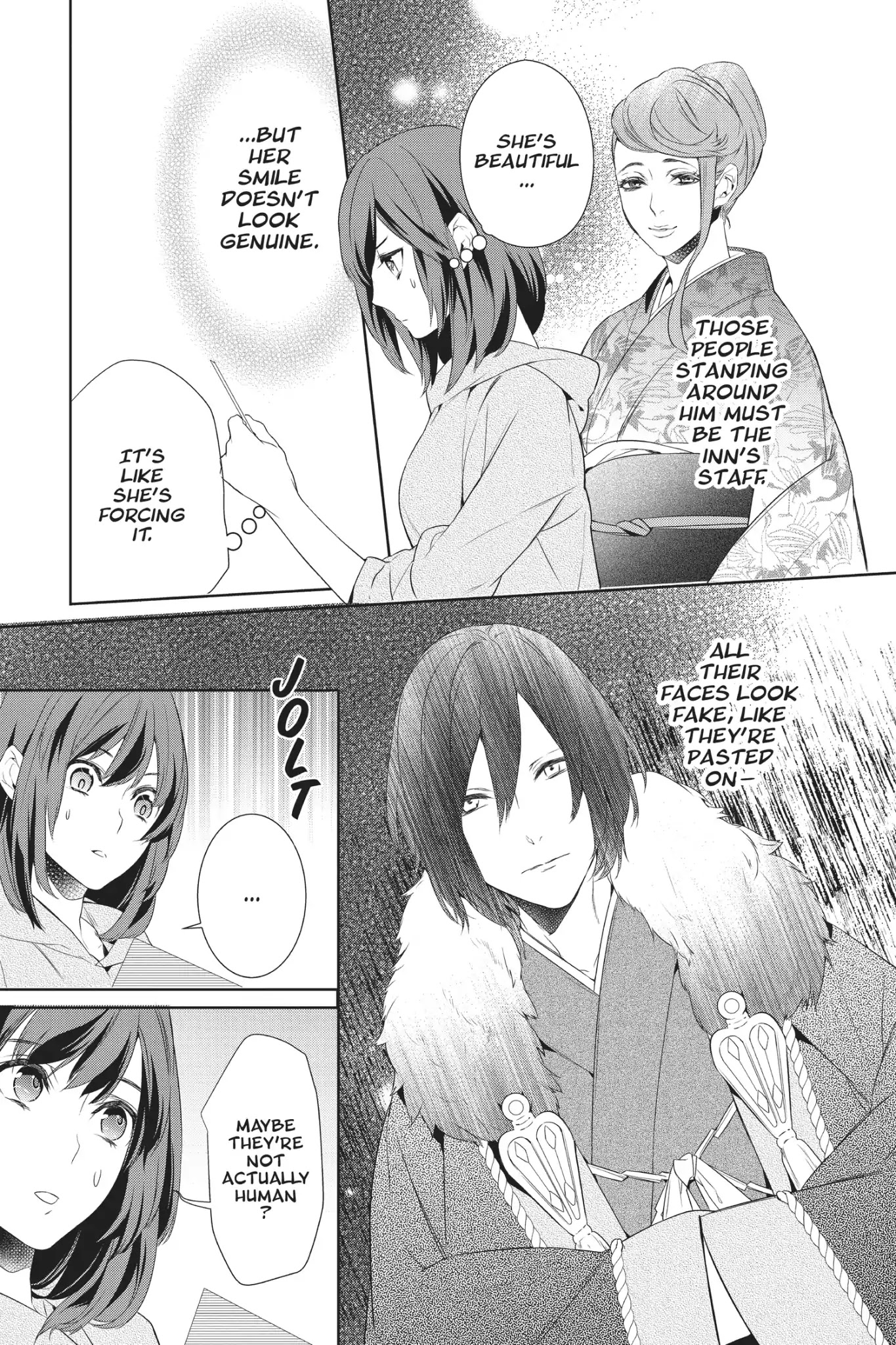 Kakuriyo no Yadomeshi: Ayakashi Oyado ni Yomeiri Shimasu. Chapter 1 page 10 - Chapter 1