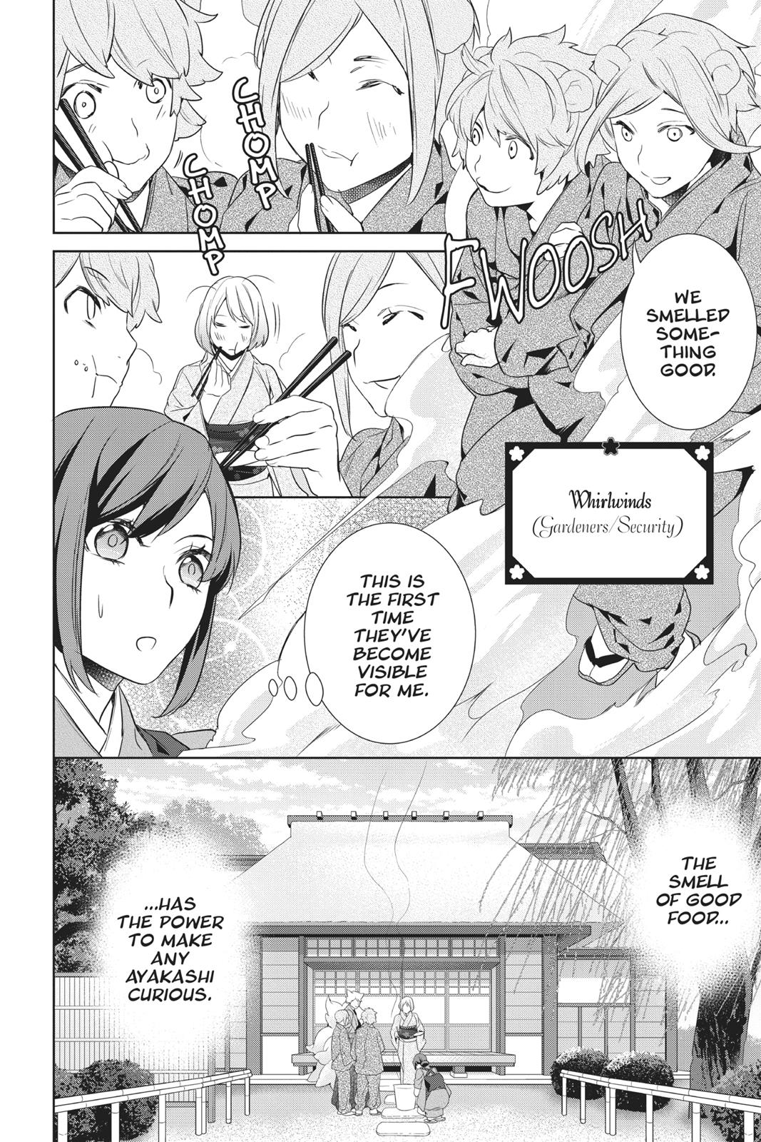 Kakuriyo no Yadomeshi: Ayakashi Oyado ni Yomeiri Shimasu. Chapter 13 page 62 - Chapter 13