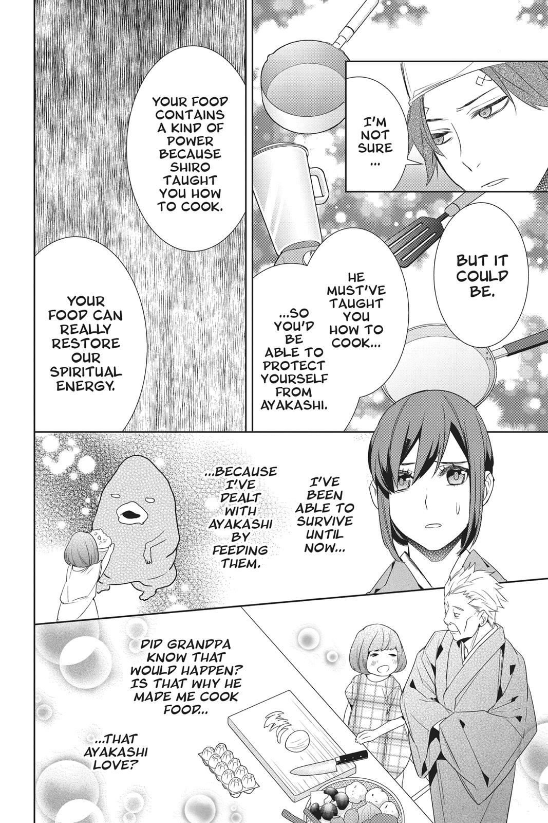 Kakuriyo no Yadomeshi: Ayakashi Oyado ni Yomeiri Shimasu. Chapter 14 page 12 - Chapter 14