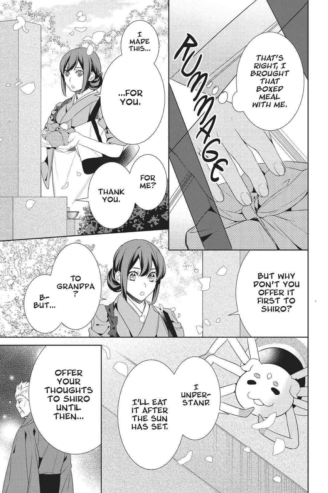 Kakuriyo no Yadomeshi: Ayakashi Oyado ni Yomeiri Shimasu. Chapter 15 page 37 - Chapter 15