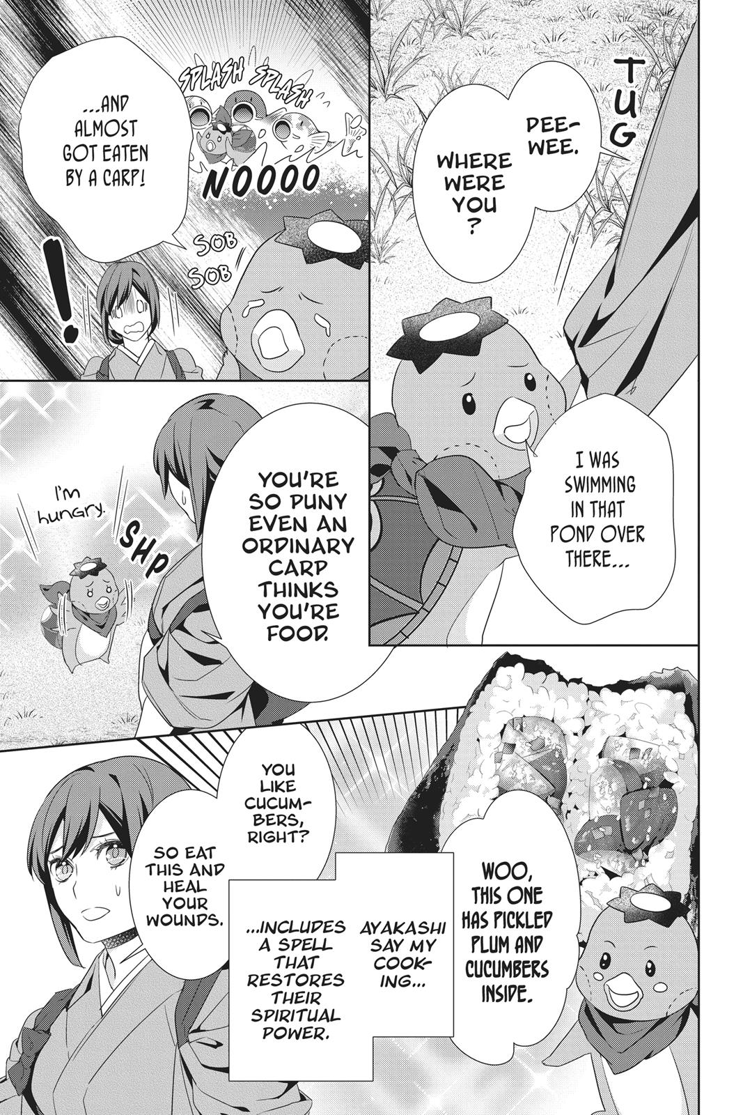 Kakuriyo no Yadomeshi: Ayakashi Oyado ni Yomeiri Shimasu. Chapter 16 page 28 - Chapter 16