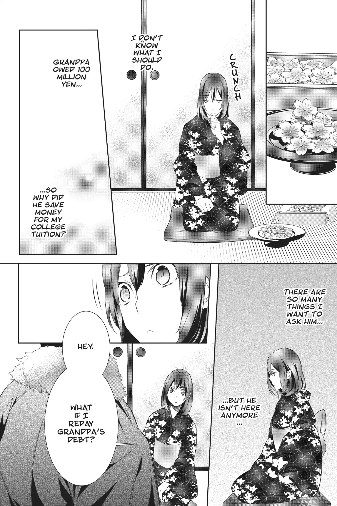 Kakuriyo no Yadomeshi: Ayakashi Oyado ni Yomeiri Shimasu. Chapter 2 page 33 - Chapter 2: Chapter 2