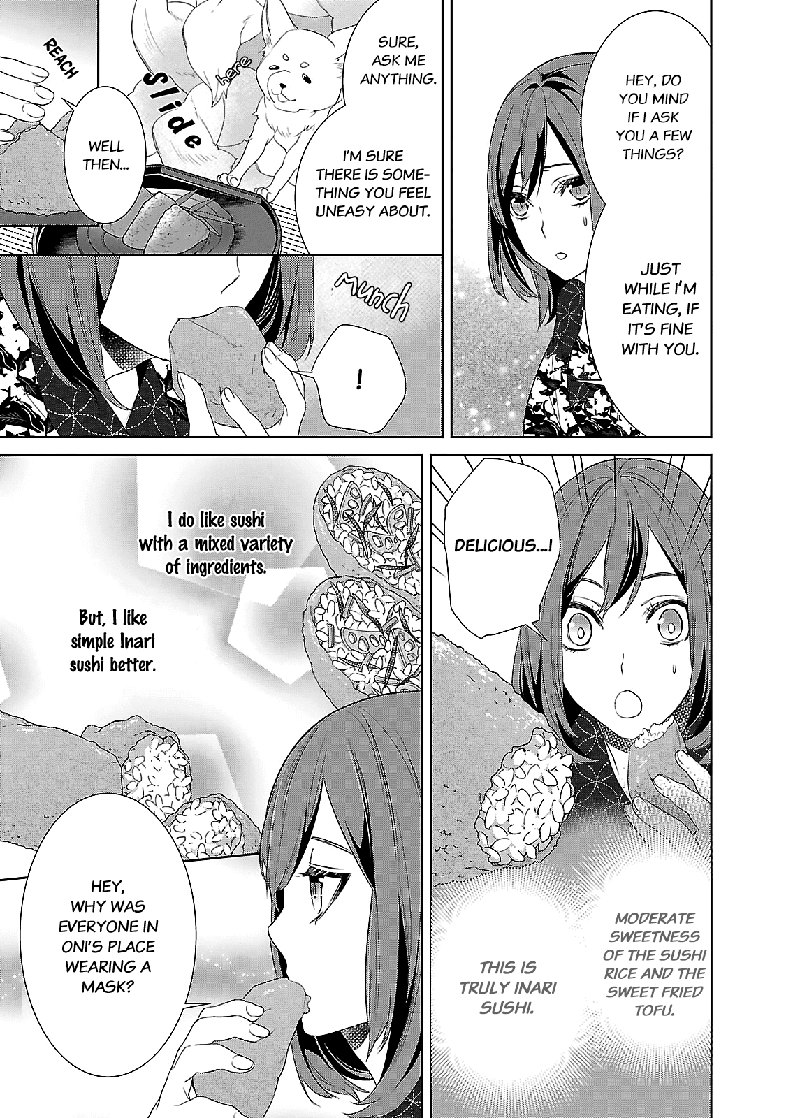 Kakuriyo no Yadomeshi: Ayakashi Oyado ni Yomeiri Shimasu. Chapter 3 page 15 - Chapter 3: Chapter 3