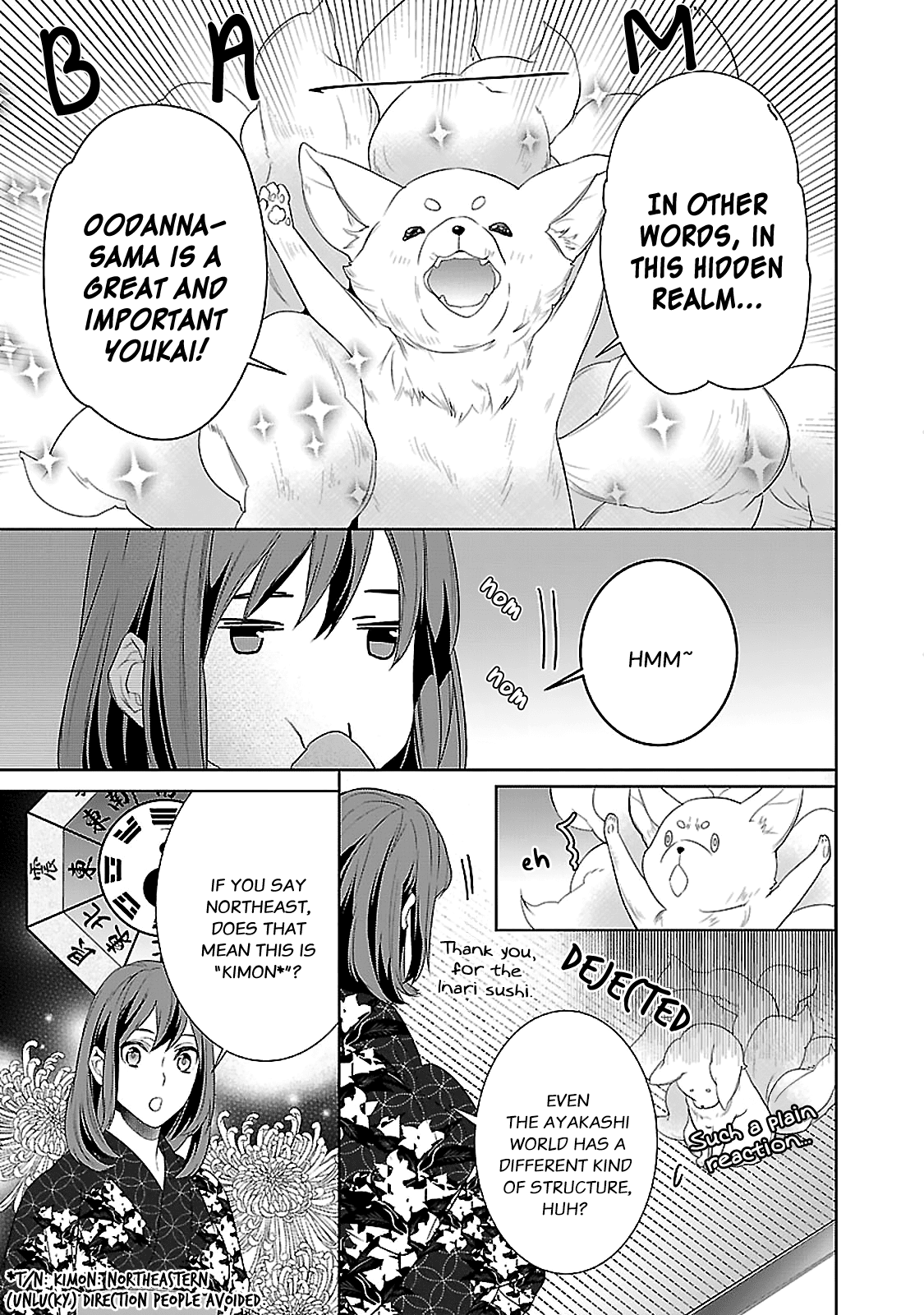 Kakuriyo no Yadomeshi: Ayakashi Oyado ni Yomeiri Shimasu. Chapter 3 page 19 - Chapter 3: Chapter 3