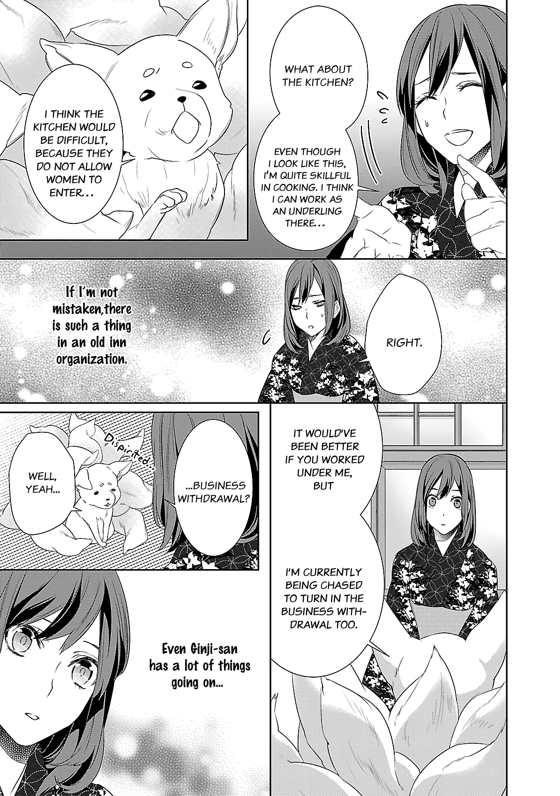 Kakuriyo no Yadomeshi: Ayakashi Oyado ni Yomeiri Shimasu. Chapter 3 page 27 - Chapter 3: Chapter 3